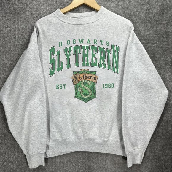Slytherin House Wizard School Potter Family Sweatshirt, Slytherin House Wizard - Picture 1 of 2